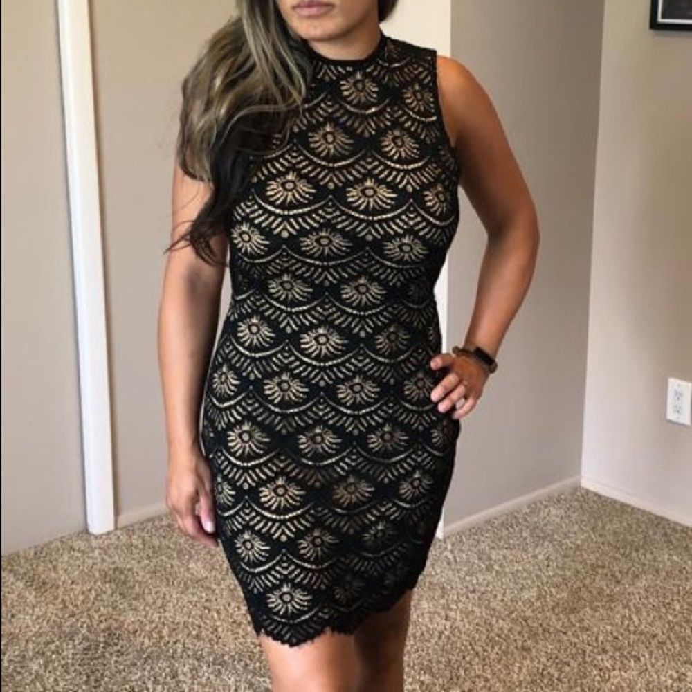 Black evening dress
